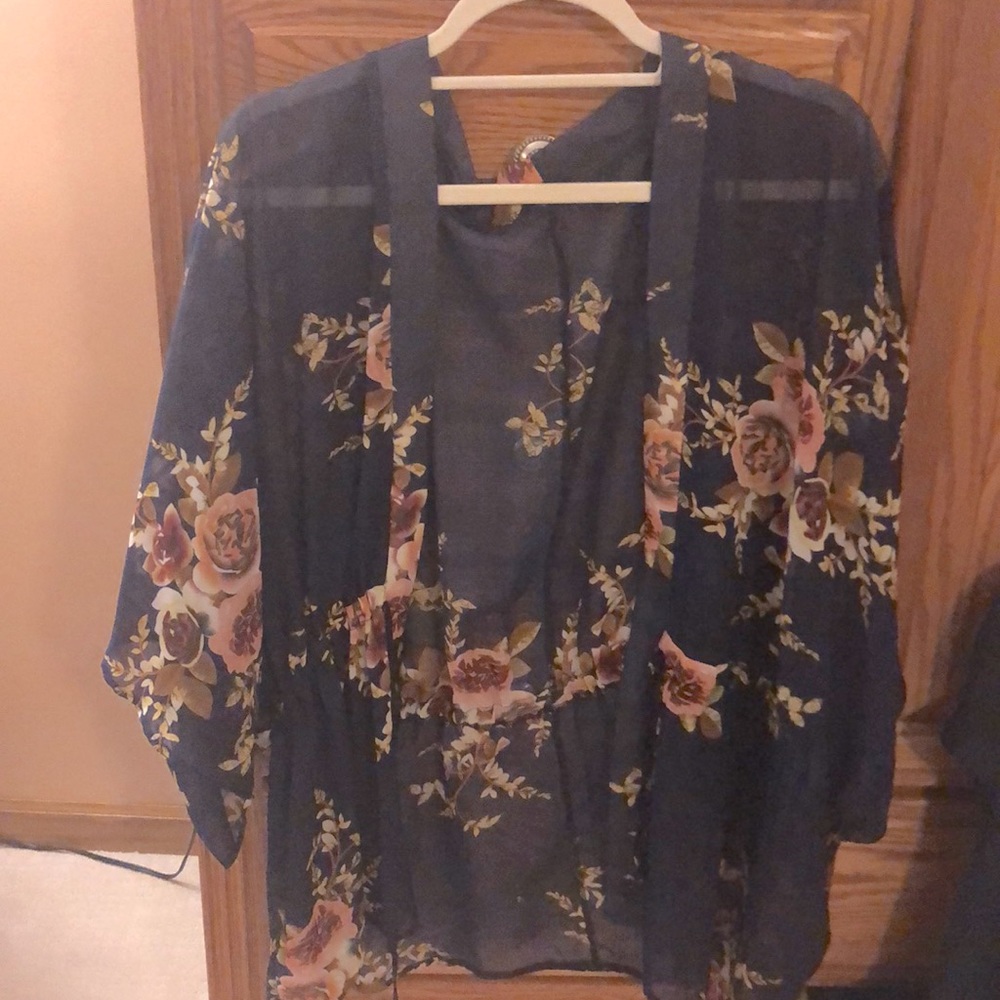 Floral kimono